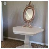 Small Hexagon Table w/ Small Mirror Small Hexagon Table w/ Small Mirror