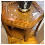 Vintage Hexagon End Table Vintage Hexagon End Table