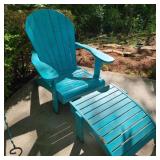 Adirondack Chair & Footrest Adirondack Chair & Footrest