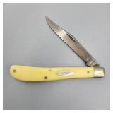 Vintage Case XX 31048 Yellow Trapper Knife Vintage Case XX 31048 Yellow Trapper Knife