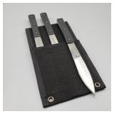 Set Of 3 On Target UC817 Throwing Knives Set Of 3 On Target UC817 Throwing Knives