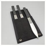 Set Of 3 On Target UC817 Throwing Knives