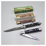 Lot of Vintage Stilletto Knives Lot of Vintage Stilletto Knives