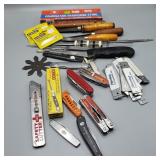 Flat of Assorted Utility & Knives w/ Star