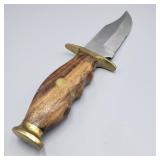 4" Pakistan Knife w/ Wooden Handle