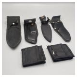 Lot of 6 Knife Cases