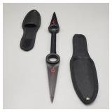 K Double Sided Arrow Shaped Knife K Double Sided Arrow Shaped Knife