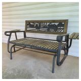 Farmhouse Style Patio Glider