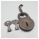 Antique Corbin Six Levers Railroad Lock Antique Corbin Six Levers Railroad Lock