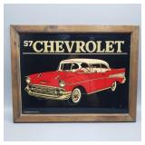 57 Chevrolet Picture w/ Frame