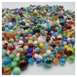 Flat of Vintage & Antique Marbles