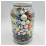 Large Jar of Vintage Marbles Large Jar of Vintage Marbles