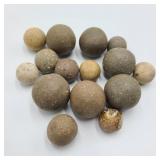 Lot of Old Stone Marbles Lot of Old Stone Marbles