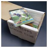 Box of 1991 Topps Baseball Cards