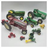 Lot of Vintage Tractor Toys Lot of Vintage Tractor Toys