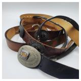 Lot of Leather Belts