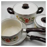 Lot of Glass Flower Pots and Pans Lot of Glass Flower Pots and Pans
