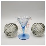 Lot of 3 Cups w/ Measuring Cup