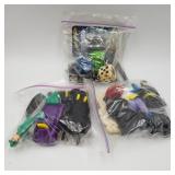 3 Bags of Assorted Action Figures and Toys