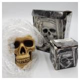 Skullhead Ashtray and Container