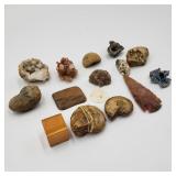 Lot of Assorted Rocks, Minerals, and Fossils Lot of Assorted Rocks, Minerals, and Fossils