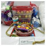 Box of Assorted Christmas Decorations