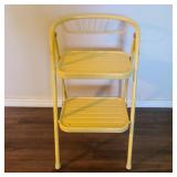Vintage Yellow Stepstool Vintage Yellow Stepstool