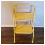 Vintage Yellow Stepstool