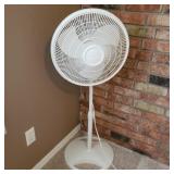 White Lasko Floor Model Fan