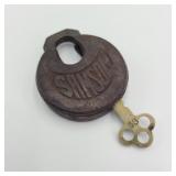 Vintage U.S. Samson Padlock w/ Key Vintage U.S. Samson Padlock w/ Key