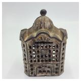 Antique Cast Iron Coin Bank Antique Cast Iron Coin Bank