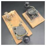 2 U.S. Army Signal Corps Telegraph Keys J-5-A 2 U.S. Army Signal Corps Telegraph Keys J-5-A