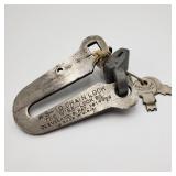 Vintage Chain Lock w/ Keys