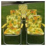 Lot of Vintage Aluminun Lawn Chairs Lot of Vintage Aluminun Lawn Chairs