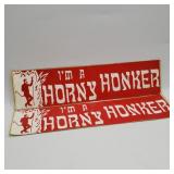 Vintage Horny Honker Bumper Stickers