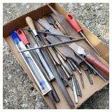 Flat of Files, Rasps, Punches, & Chisels Flat of Files, Rasps, Punches, & Chisels