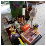 Misc. Lot w/ M&Ms & Oil Lamp Misc. Lot w/ M&Ms & Oil Lamp