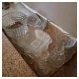 Flat of Vintage Clear Glass Flat of Vintage Clear Glass