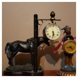 Horse & Jester Clocks