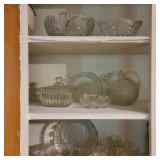 Lot of Vintage Clear Glass w/ Juicer & Pitcher