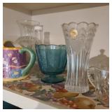 Contents of Cabinet w/ Crystal Vase Contents of Cabinet w/ Crystal Vase