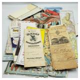 Flat of Vintage Maps and Post Cards