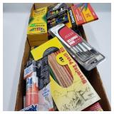 Box of Art and Drawing Items Box of Art and Drawing Items