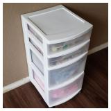 Organizer w/ Sewing & Fabric Contents