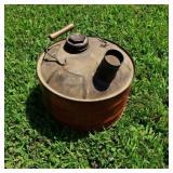 Vintage St. Louis Metal Fuel Can Vintage St. Louis Metal Fuel Can