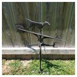 Cast Hunting Dog Weather Vane Cast Hunting Dog Weather Vane