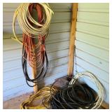 Lot of Copper Wire, Extension Cords, & Scrap Steel