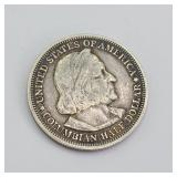 1893 Silver Columbian Exposition U.S. Half Dollar