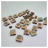 Lot of Indian Head Cents, Nickels, & Wheat Pennies Lot of Indian Head Cents, Nickels, & Wheat Pennies