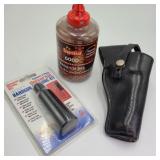 Leather Holster, Cleaning Kit, & BBs Leather Holster, Cleaning Kit, & BBs